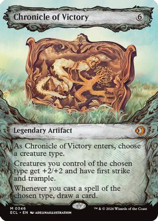 Image of Chronicle of Victory (Showcase) (ECL-346) - Lorwyn Eclipsed Foil