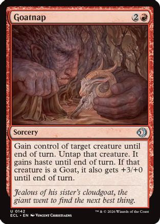 Image of Goatnap (ECL-142) - Lorwyn Eclipsed Foil