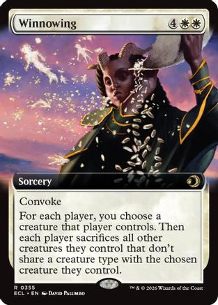 Image of Winnowing (Extended Art) (ECL-355) - Lorwyn Eclipsed Foil