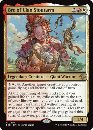Image of Bre of Clan Stoutarm (ECL-207) - Lorwyn Eclipsed Foil