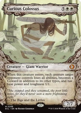 Image of Curious Colossus (Showcase) (ECL-298) - Lorwyn Eclipsed