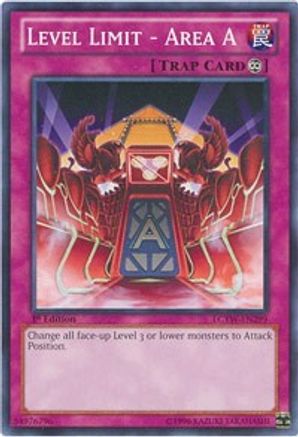 Image of Level Limit - Area A (LCYW-EN299) - Legendary Collection 3: Yugi's World Unlimited