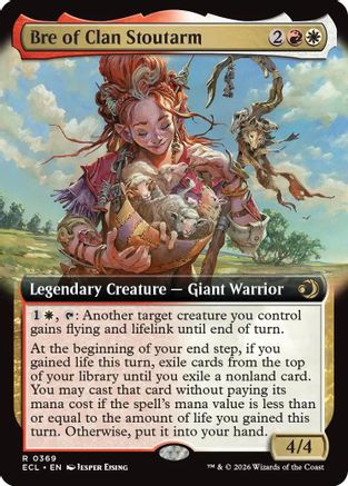 Image of Bre of Clan Stoutarm (Extended Art) (ECL-369) - Lorwyn Eclipsed Foil