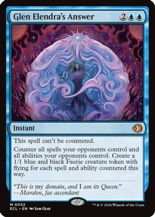 Image of Glen Elendra's Answer (ECL-052) - Lorwyn Eclipsed
