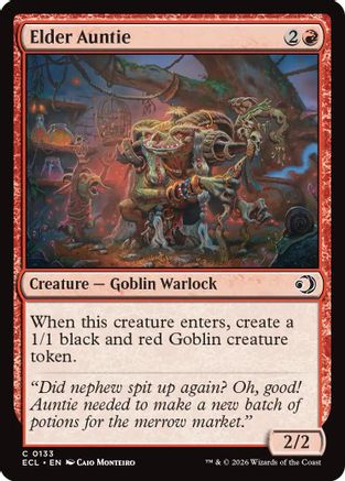 Image of Elder Auntie (ECL-133) - Lorwyn Eclipsed Foil