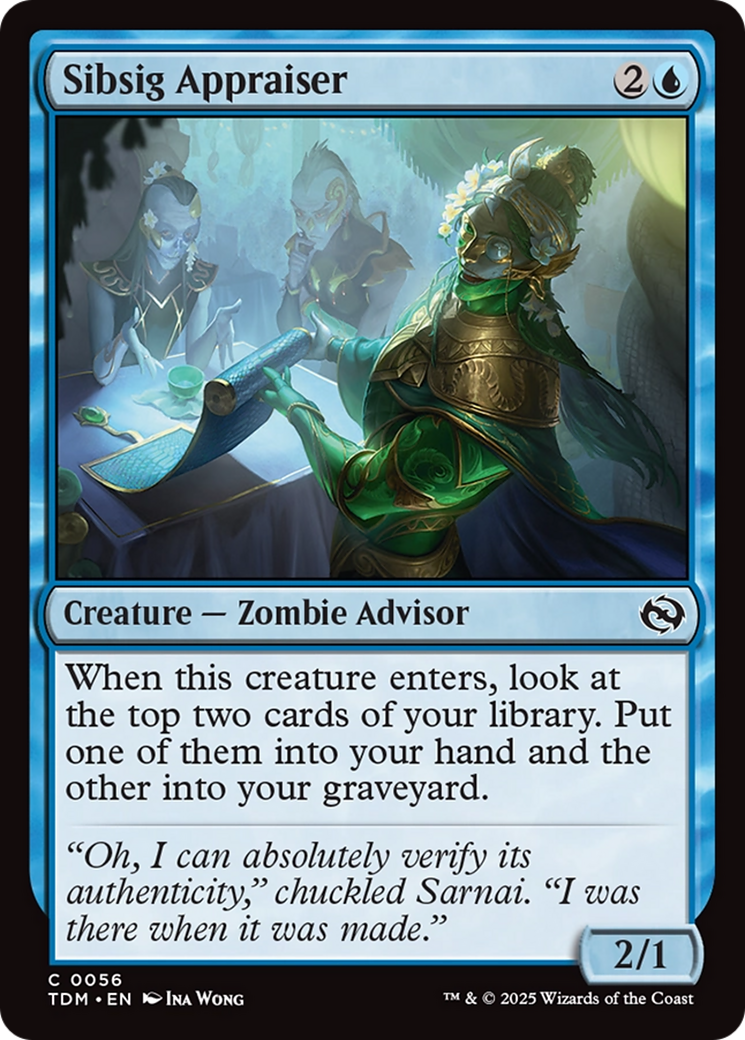 Image of Sibsig Appraiser (TDM-056) - Tarkir: Dragonstorm