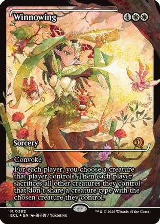 Image of Winnowing (Showcase) (ECL-382) - Lorwyn Eclipsed Foil