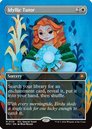 Image of Idyllic Tutor (Borderless) (SPG-129) - Special Guests Foil