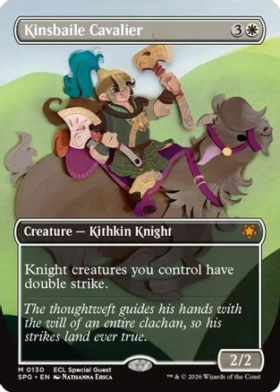 Image of Kinsbaile Cavalier (Borderless) (SPG-130) - Special Guests Foil