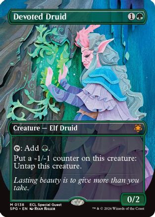 Image of Devoted Druid (Borderless) (SPG-138) - Special Guests