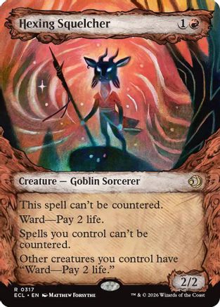 Image of Hexing Squelcher (Showcase) (ECL-317) - Lorwyn Eclipsed Foil