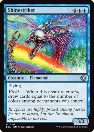 Image of Shinestriker (ECL-068) - Lorwyn Eclipsed Foil