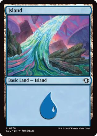 Image of Island (0270) (ECL-270) - Lorwyn Eclipsed