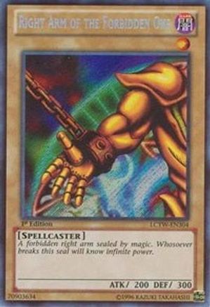 Image of Right Arm of the Forbidden One (LCYW-EN304) - Legendary Collection 3: Yugi's World Unlimited