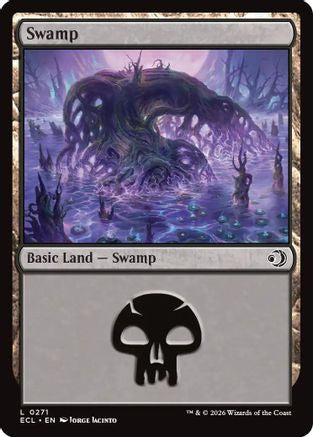 Image of Swamp (0271) (ECL-271) - Lorwyn Eclipsed Foil
