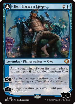 Image of Oko, Lorwyn Liege (ECL-061) - Lorwyn Eclipsed Foil