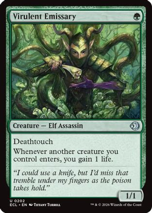 Image of Virulent Emissary (ECL-202) - Lorwyn Eclipsed Foil