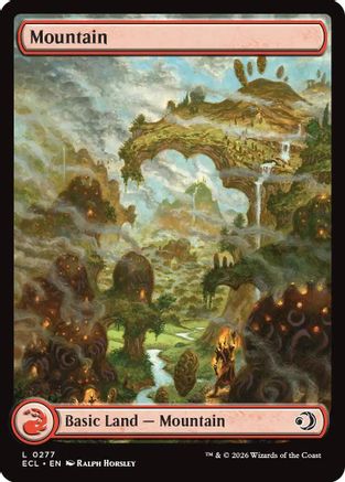 Image of Mountain (0277) (ECL-277) - Lorwyn Eclipsed Foil