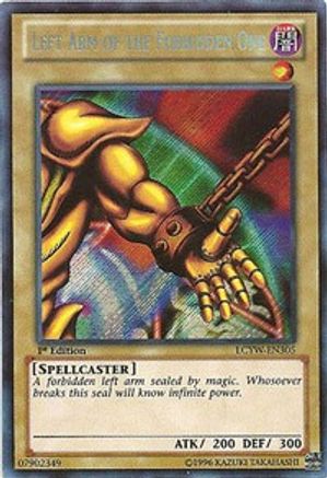 Image of Left Arm of the Forbidden One (LCYW-EN305) - Legendary Collection 3: Yugi's World 1st Edition