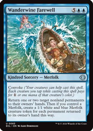 Image of Wanderwine Farewell (ECL-083) - Lorwyn Eclipsed Foil
