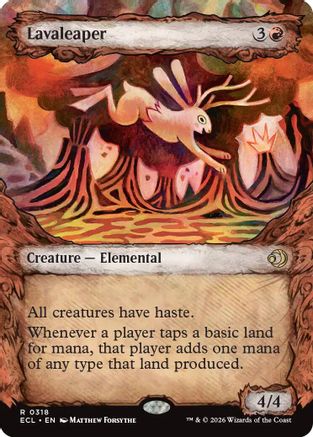 Image of Lavaleaper (Showcase) (ECL-318) - Lorwyn Eclipsed