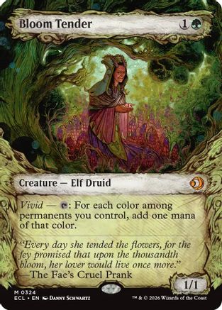 Image of Bloom Tender (0324) (Showcase) (ECL-324) - Lorwyn Eclipsed