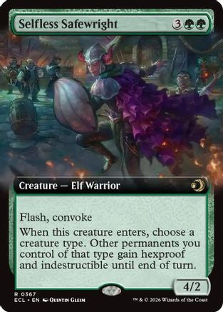 Image of Selfless Safewright (Extended Art) (ECL-367) - Lorwyn Eclipsed Foil