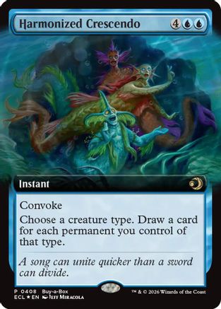 Image of Harmonized Crescendo (Extended Art) (BABP-408) - Buy-A-Box Promos Foil
