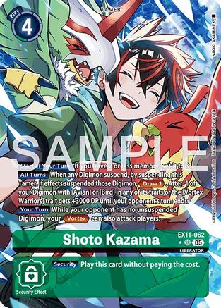Image of Shoto Kazama (Alternate Art) (EX11-062) - Dawn of Liberator Foil