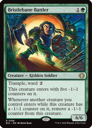Image of Bristlebane Battler (ECL-168) - Lorwyn Eclipsed Foil