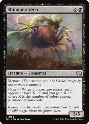 Image of Shimmercreep (ECL-120) - Lorwyn Eclipsed Foil
