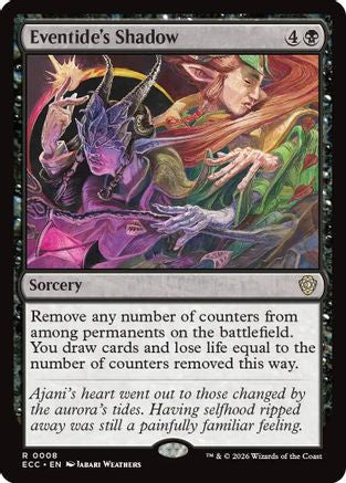 Image of Eventide's Shadow (ECC-008) - Commander: Lorwyn Eclipsed