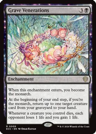 Image of Grave Venerations (ECC-009) - Commander: Lorwyn Eclipsed