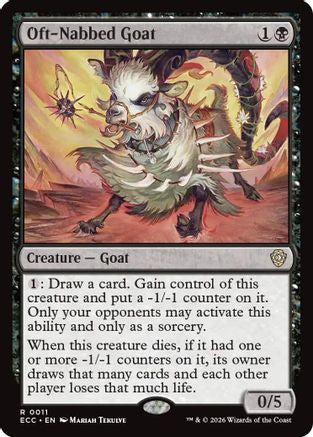 Image of Oft-Nabbed Goat (ECC-011) - Commander: Lorwyn Eclipsed