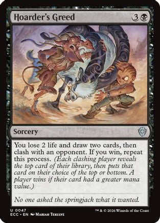 Image of Hoarder's Greed (ECC-047) - Commander: Lorwyn Eclipsed