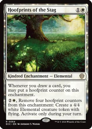 Image of Hoofprints of the Stag (ECC-064) - Commander: Lorwyn Eclipsed