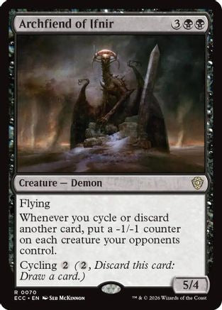 Image of Archfiend of Ifnir (ECC-070) - Commander: Lorwyn Eclipsed