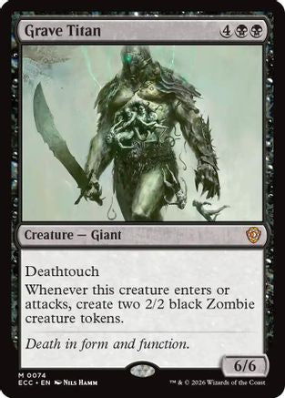 Image of Grave Titan (ECC-074) - Commander: Lorwyn Eclipsed