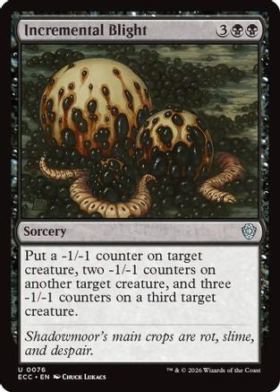 Image of Incremental Blight (ECC-076) - Commander: Lorwyn Eclipsed
