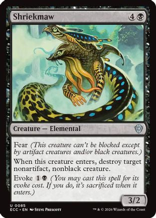 Image of Shriekmaw (ECC-085) - Commander: Lorwyn Eclipsed