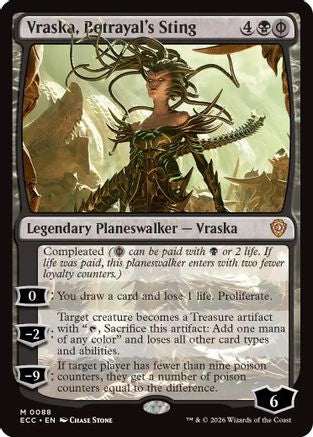 Image of Vraska, Betrayal's Sting (ECC-088) - Commander: Lorwyn Eclipsed