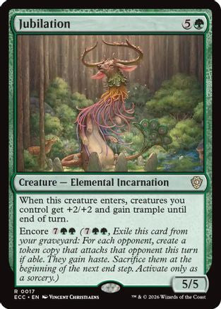 Image of Jubilation (ECC-017) - Commander: Lorwyn Eclipsed
