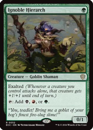 Image of Ignoble Hierarch (ECC-052) - Commander: Lorwyn Eclipsed