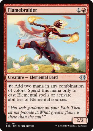 Image of Flamebraider (ECL-139) - Lorwyn Eclipsed
