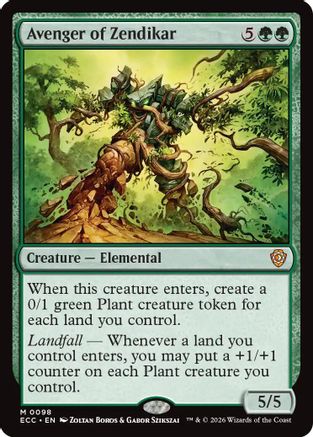 Image of Avenger of Zendikar (ECC-098) - Commander: Lorwyn Eclipsed