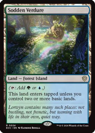 Image of Sodden Verdure (ECC-024) - Commander: Lorwyn Eclipsed