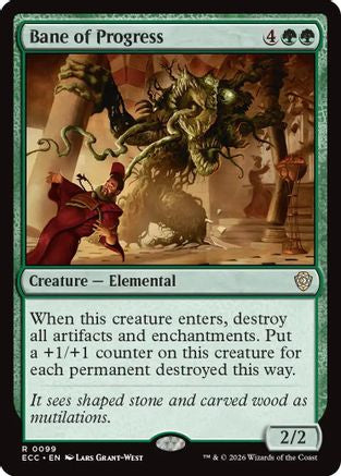 Image of Bane of Progress (ECC-099) - Commander: Lorwyn Eclipsed