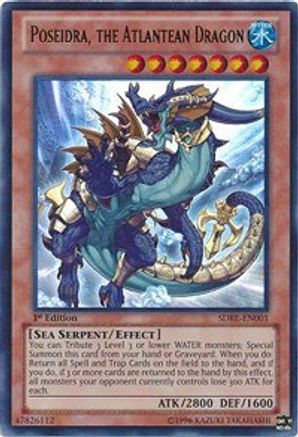 Image of Poseidra, the Atlantean Dragon (SDRE-EN001) - Structure Deck: Realm of the Sea Emperor 1st Edition