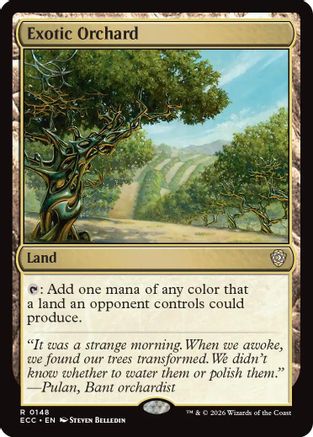 Image of Exotic Orchard (ECC-148) - Commander: Lorwyn Eclipsed