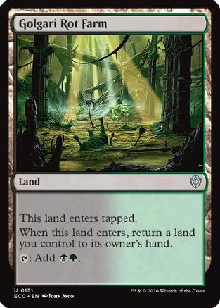 Image of Golgari Rot Farm (ECC-151) - Commander: Lorwyn Eclipsed